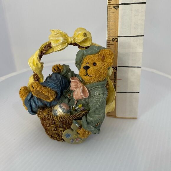 Boyds Bears Rembrandt Eggsellent Work Figurine Easter The Bearstone Collection - Picture 15 of 16